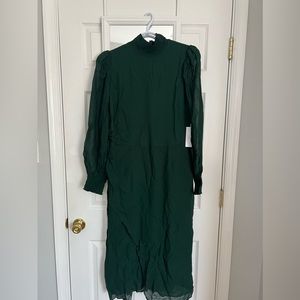 Reformation mock neck dress
